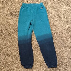 Kids aviator nation Ombre Blue Jogger Pants